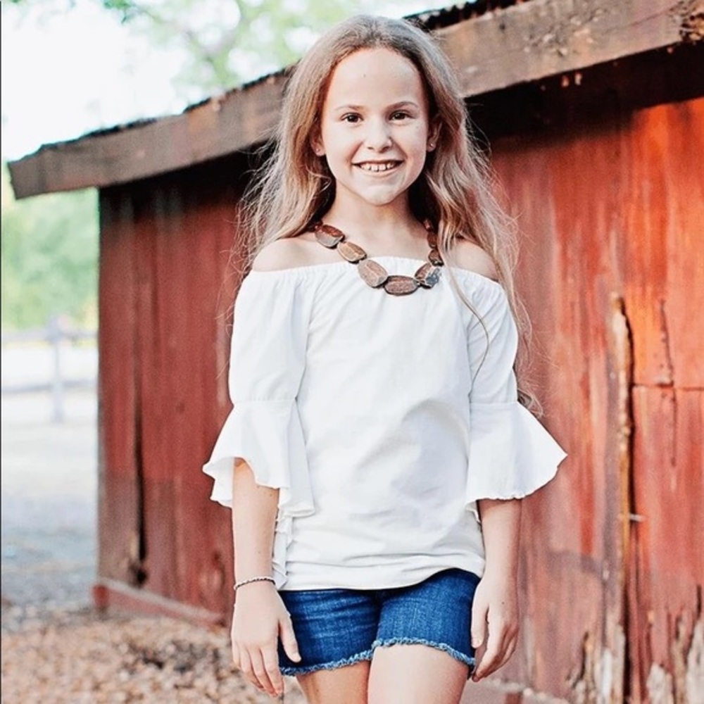 NWT Peyton Bre Tapered Sleeve Top